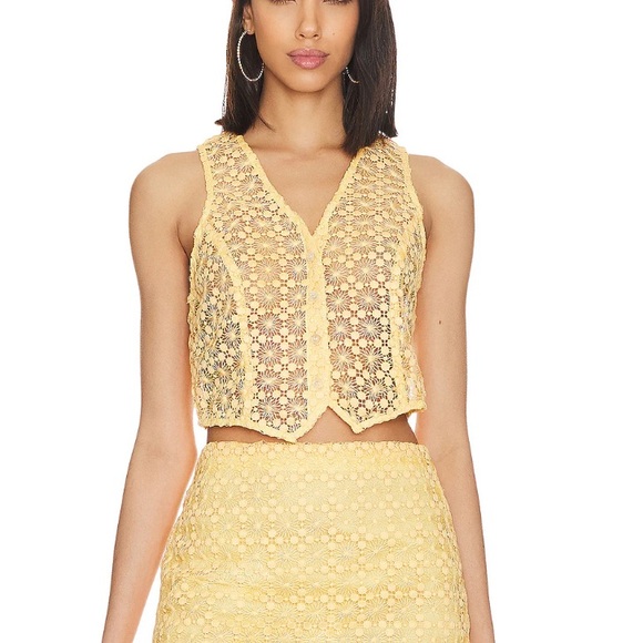Carra Lace Vest in Apricot
L'Academie - Picture 1 of 5